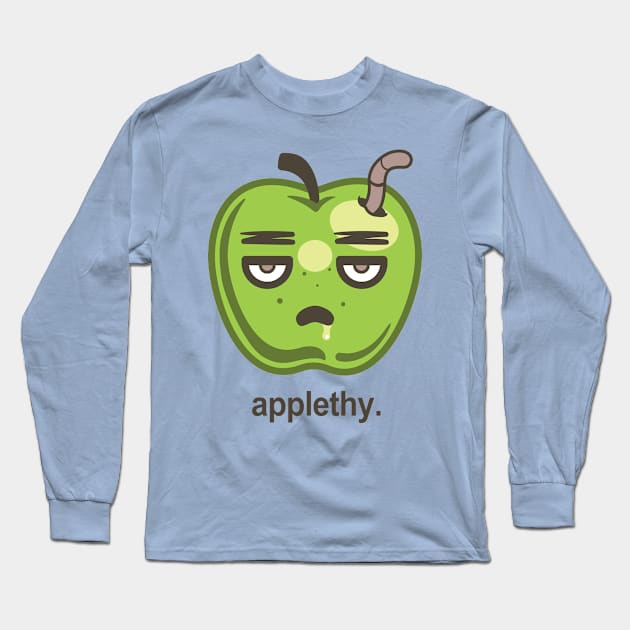 Granny Smith Applethy Long Sleeve T-Shirt by JollyHedgehog